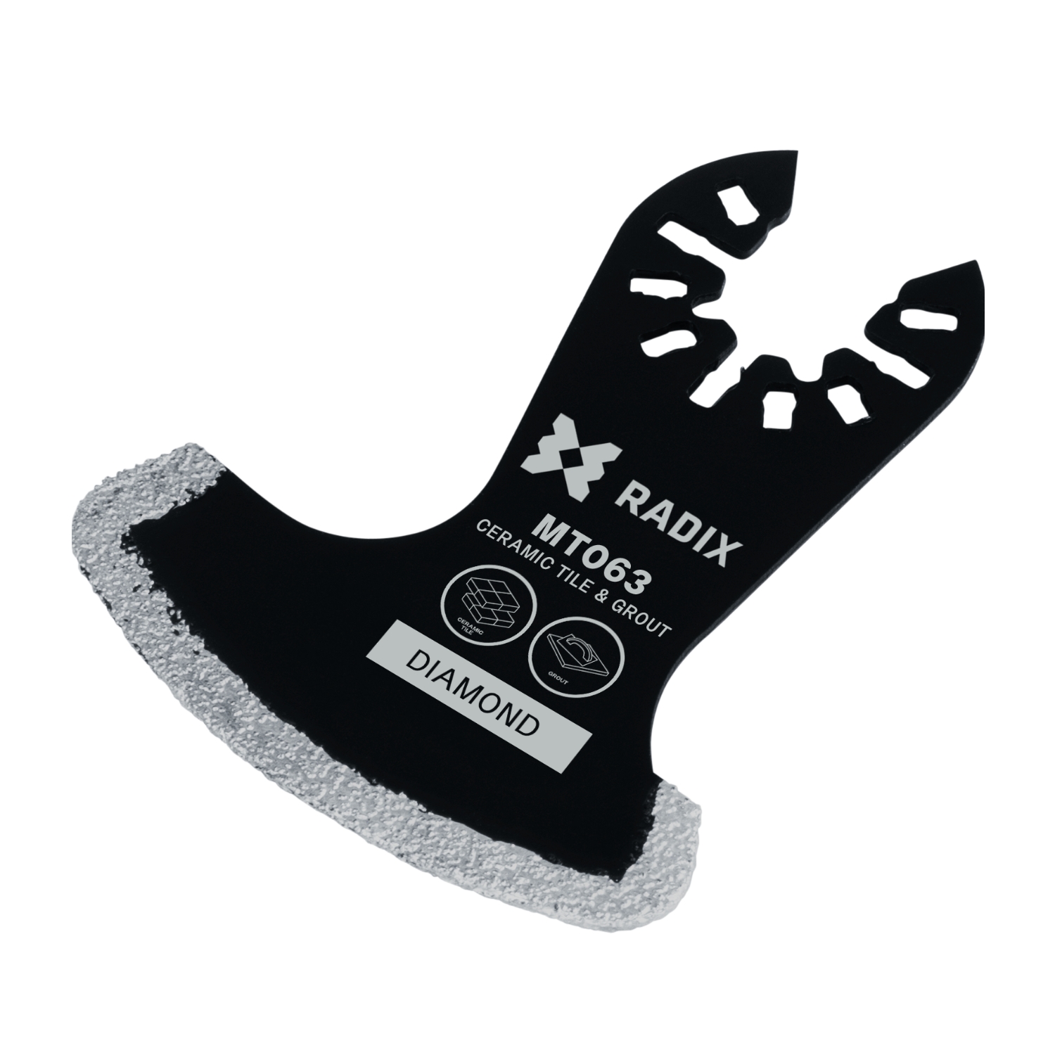 Radix - Multitool zaagblad - Diamant segment - 58.7mm - 30-40 grit
