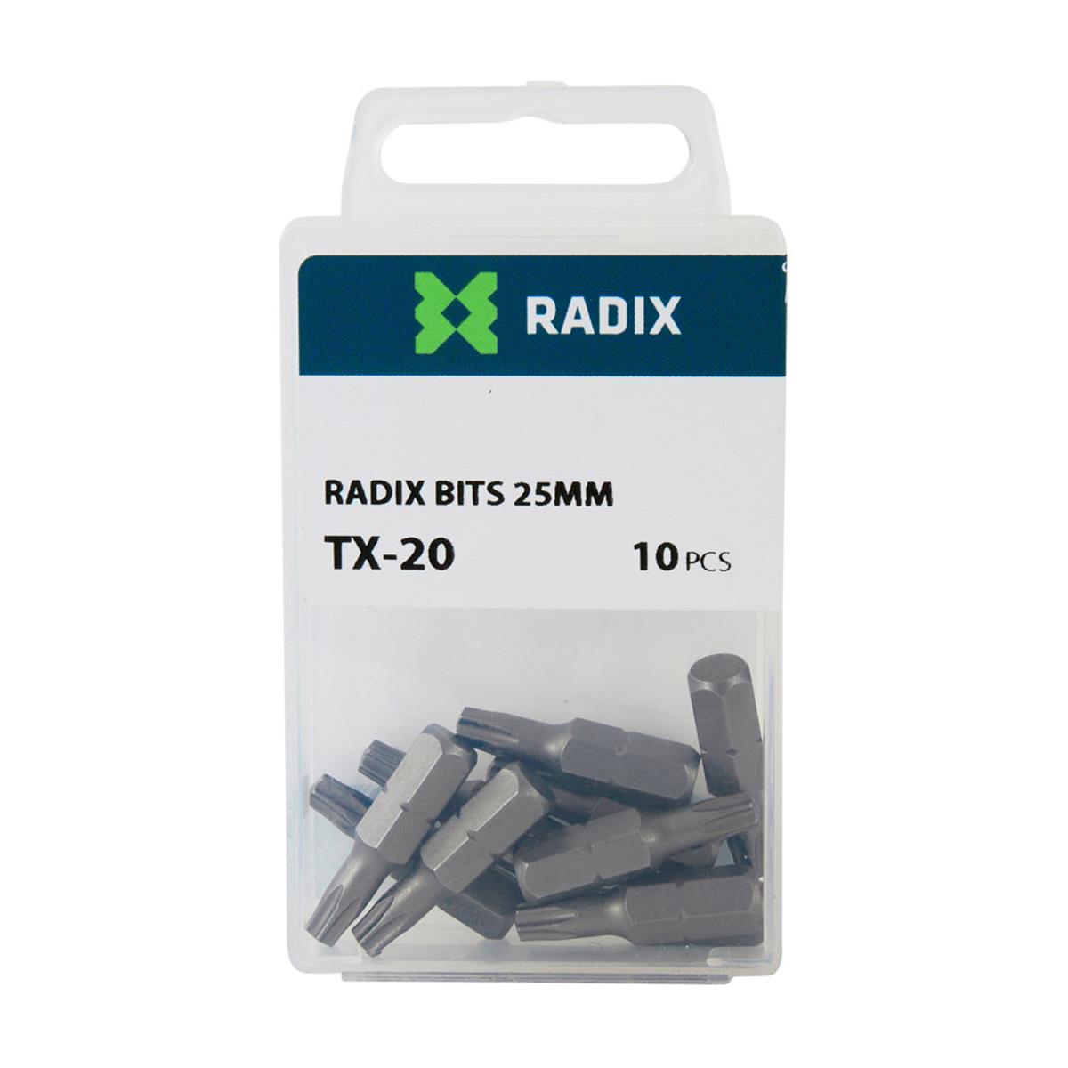 Radix - Schroefbit TX20 (10 stuks)