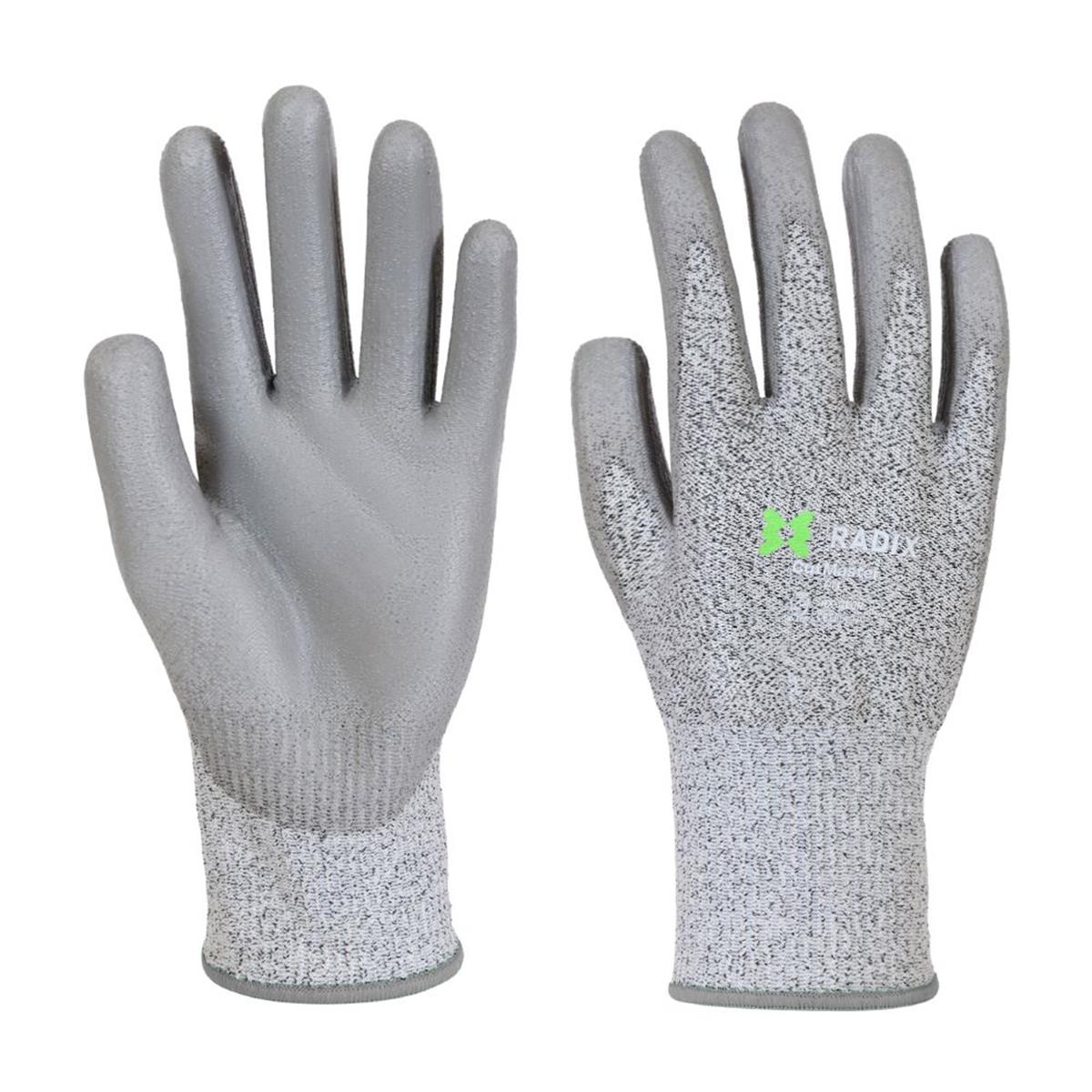 Radix CutMaster - Snijbestendige werkhandschoenen - PU Coating - Grey - M9 / L Radix CutMaster - Snijbestendige werkhandschoenen - PU Coating - Grey - M9 / L
