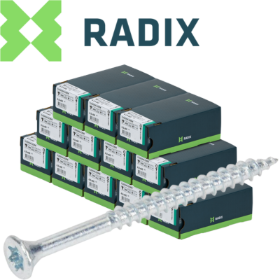 Radix Overdoos Spaanplaatschroeven