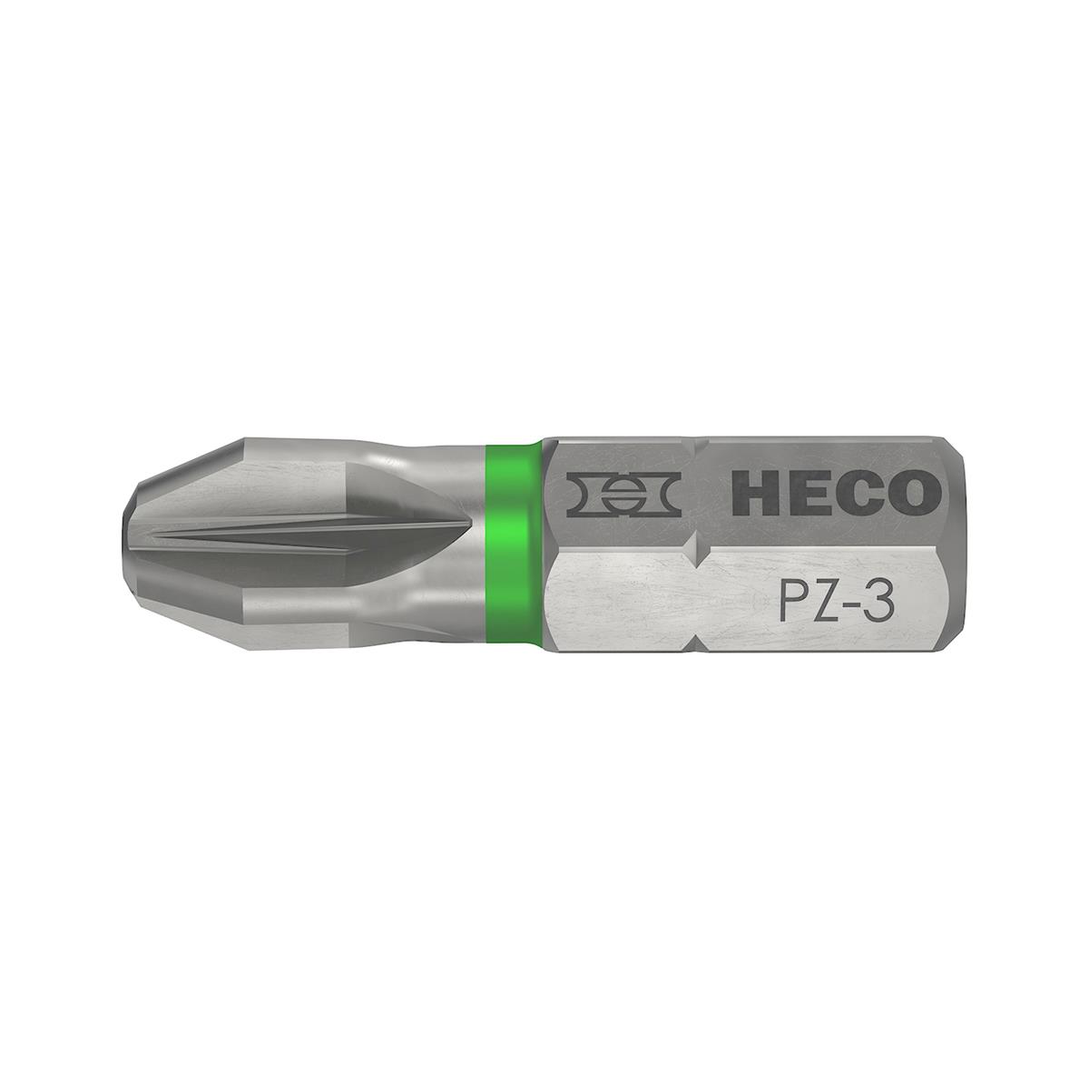 Heco - Drive-Bits - Pozidrive 3 - 25mm Blister verpakking 2 stuks