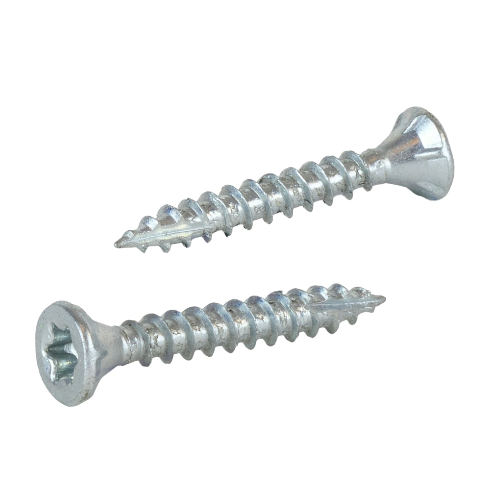 Radix Torx 20 Spaanplaatschroef - Platkop + Snijpunt - 3,5 x 25mm - Verzinkt - Voldraad (6400 stuks) VOLLE DOOS!