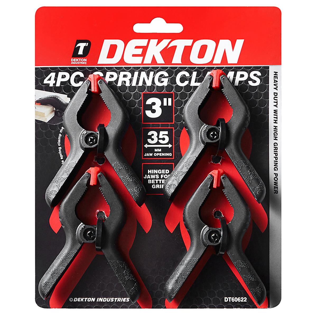 Dekton - Zeilklem - Kunststof - 75mm (4 stuks)