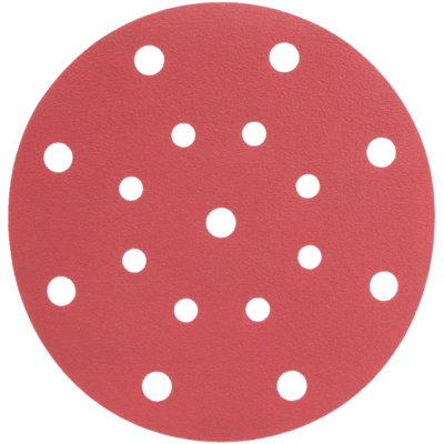 Klittenband schuurschijven 150mm - 17 stofgaten