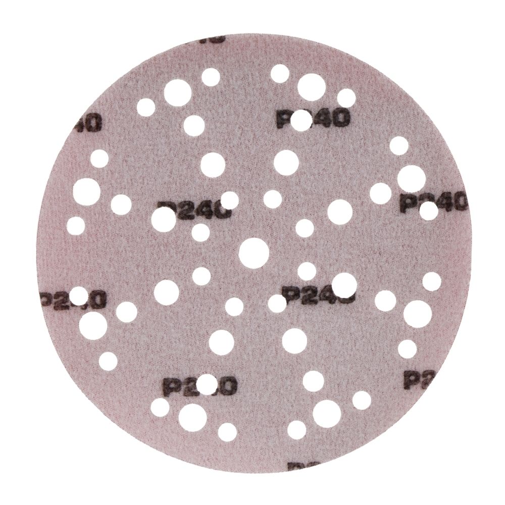 Radix - Schuurschijf - Pro - Klittenband 150 mm - P240 – 49 stofgaten (10 stuks)