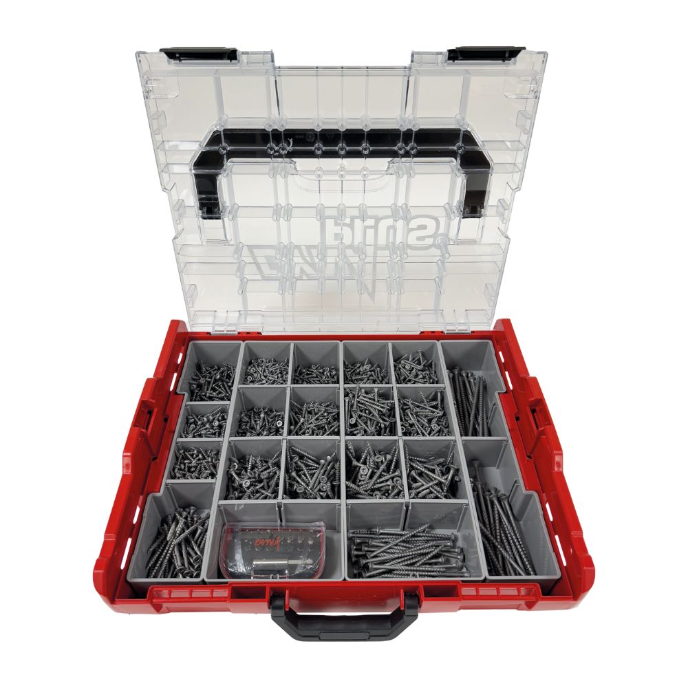 Dynaplus - L-BOXX Assortimentskoffer – Outdoor AR TX (2500 stuks + bitset) Dynaplus - L-BOXX Assortimentskoffer – Outdoor AR TX (2500 stuks + bitset)