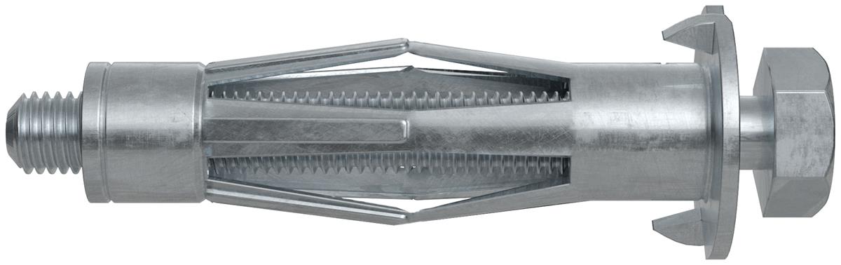 Fischer - Metalen Hollewandplug - HM - 8 x 54 SS - Met zeskant schroef (50 stuks)