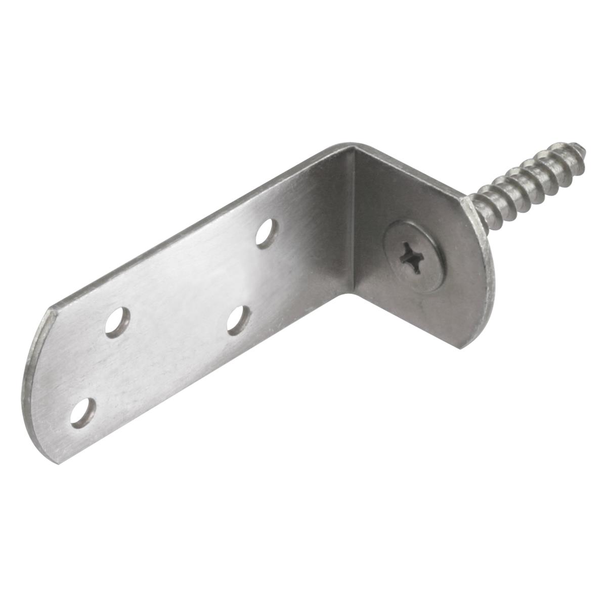 L-beslag/L-steun met schroef verhoogd - RVS (1 stuk) L-beslag/L-steun met schroef verhoogd - RVS (1 stuk)