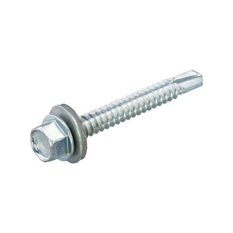 Dak & Gevel - Montageschroef voor staal - 6,3 x 63mm - Verzinkt - Voldraad (100 stuks)