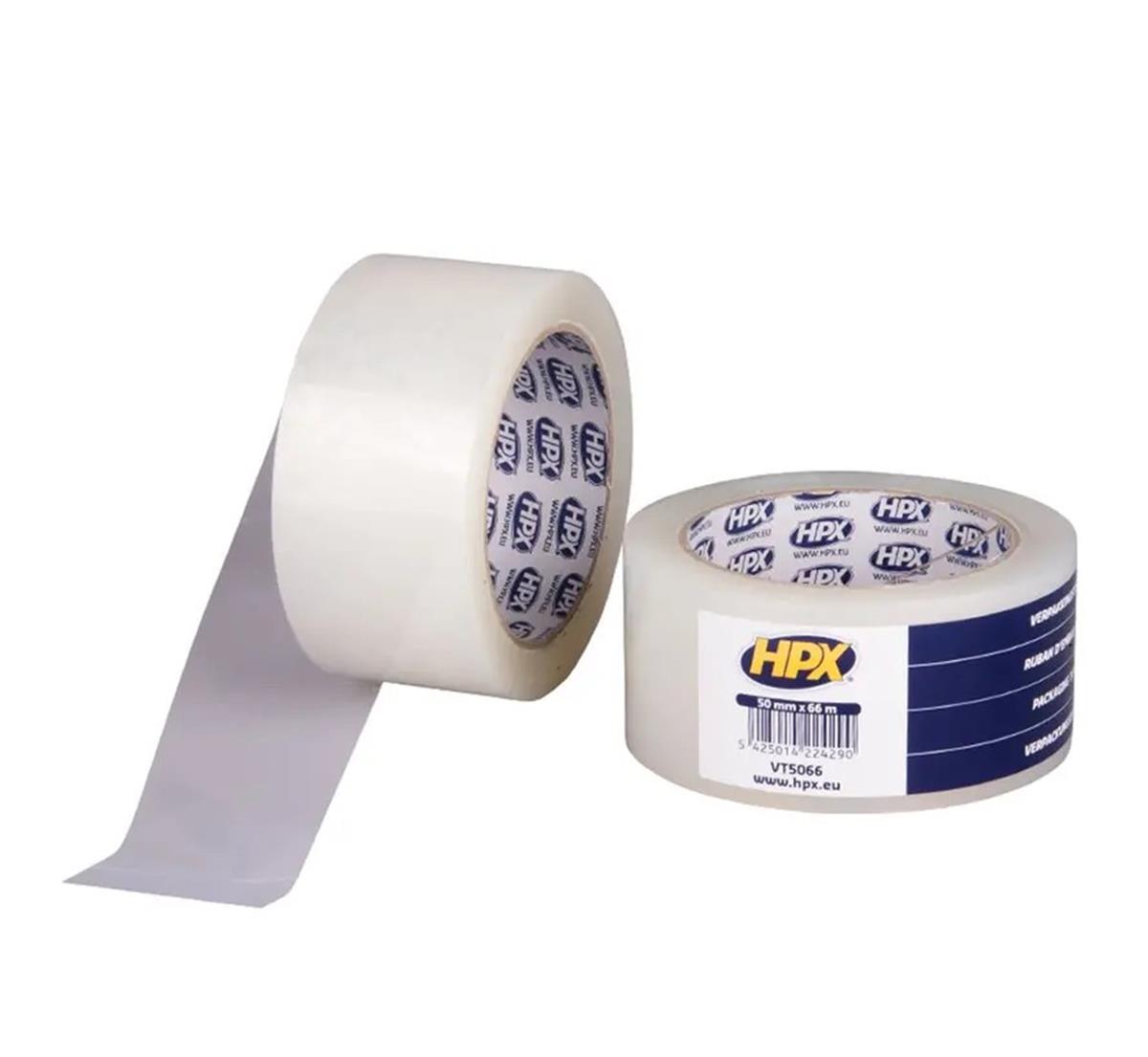 HPX - Verpakkingstape - Transparant - 50mm x 66m