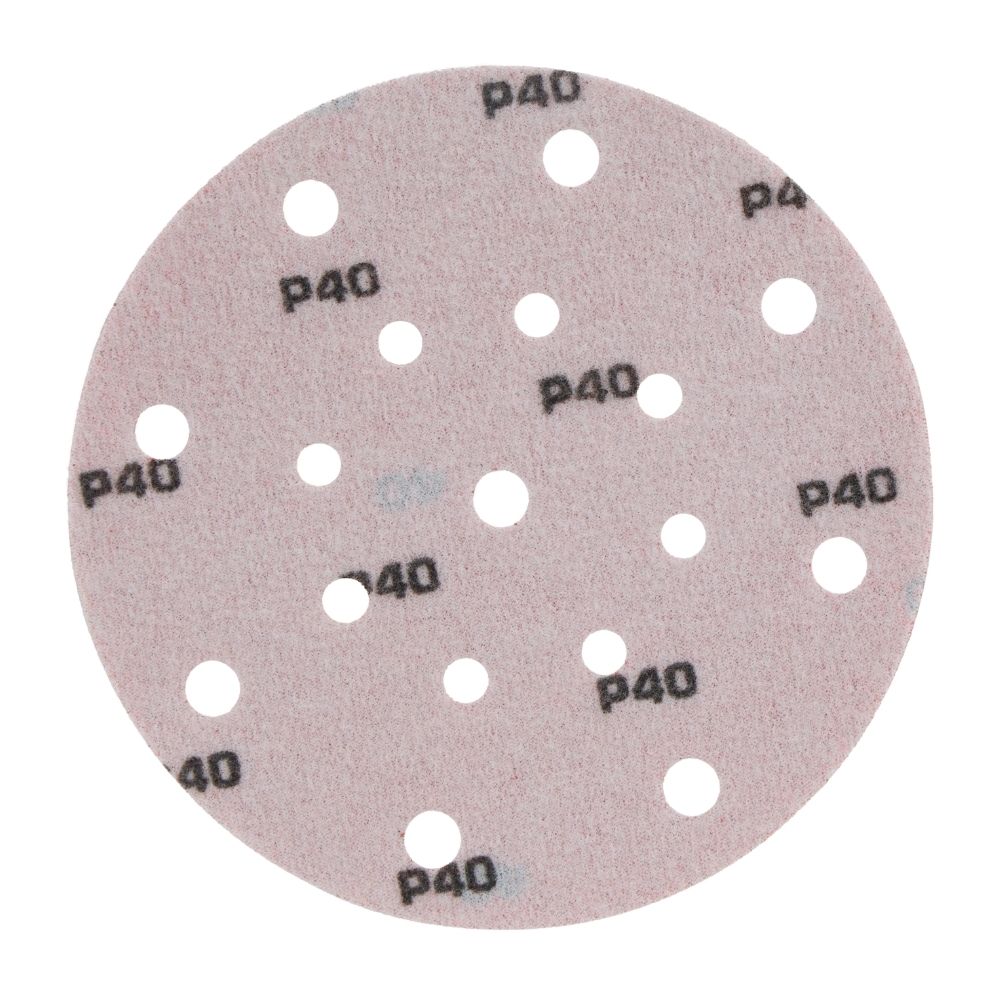 Radix - Schuurschijf - Pro - Klittenband 150 mm - P40 – 17 stofgaten (50 stuks) Radix - Schuurschijf - Pro - Klittenband 150 mm - P40 – 17 stofgaten (50 stuks)