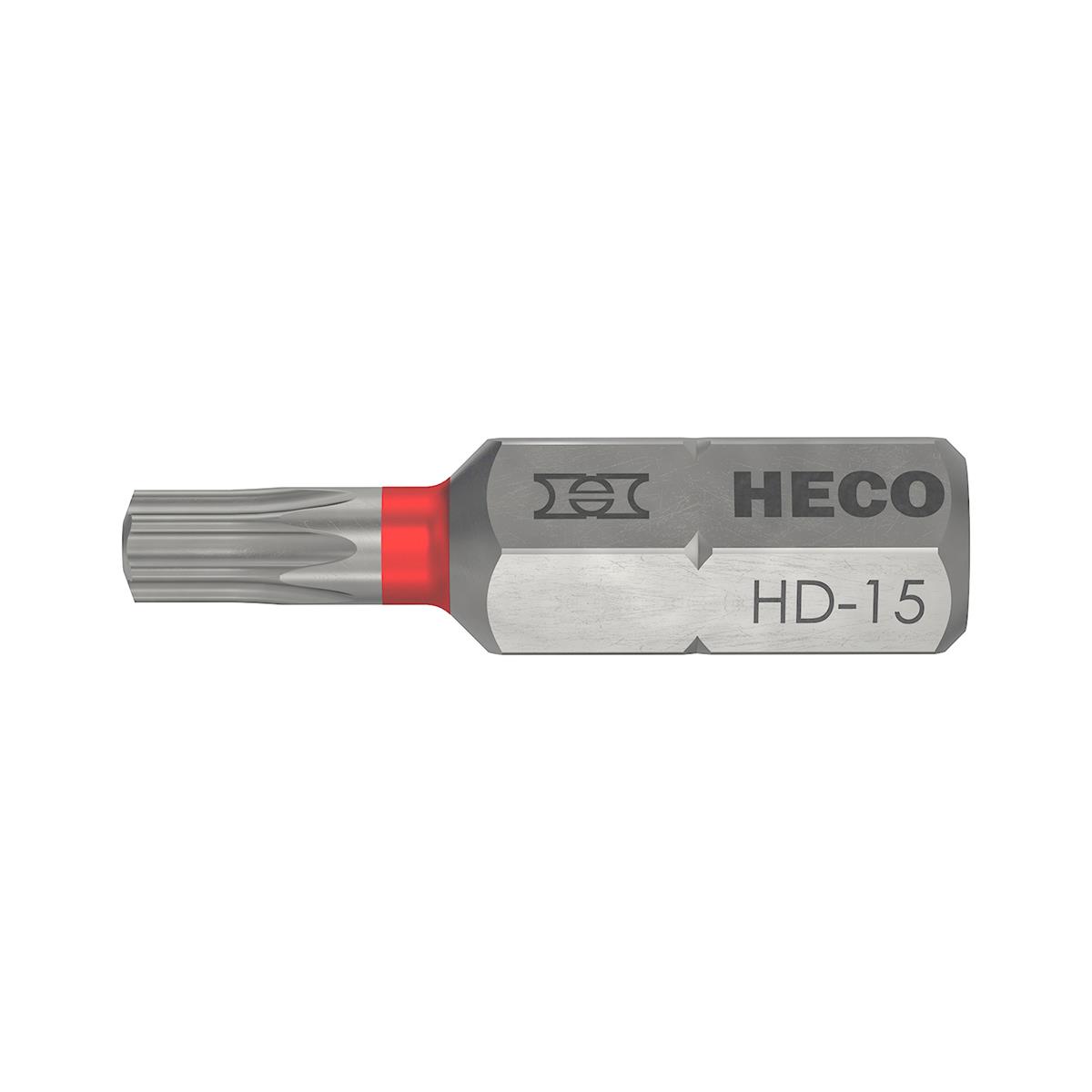 Heco - Drive-Bits - Torx 15 - 25mm Blister verpakking 2 stuks