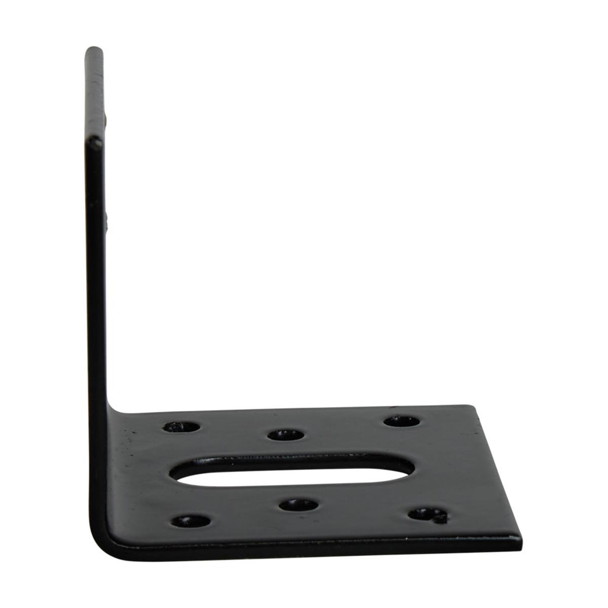 Hoekanker Vlak - 50 x 50 x 58 x 2.5 mm - Zwart Hoekanker Vlak - 50 x 50 x 58 x 2.5 mm - Zwart