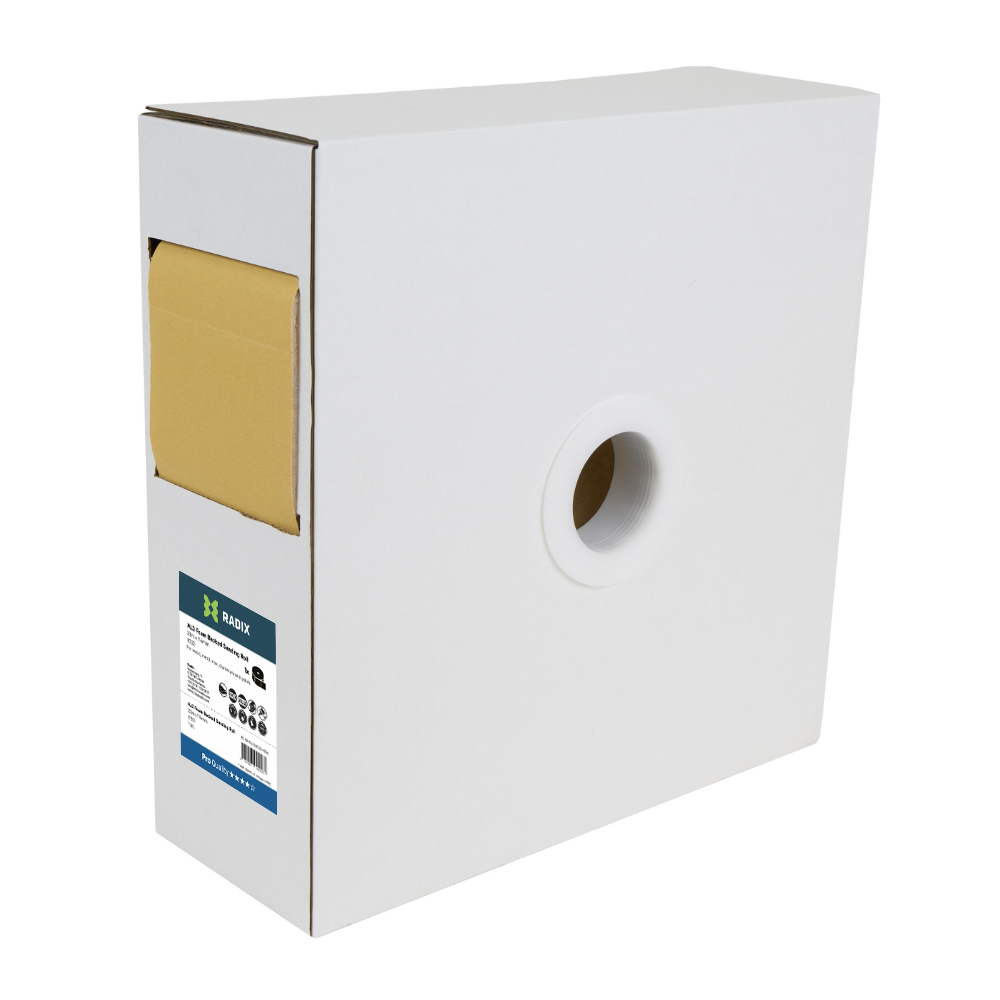 Radix - Schuurpapier rol met foamrug - Pro - 25m x 114 mm - P150 Radix - Schuurpapier rol met foamrug - Pro - 25m x 114 mm - P150