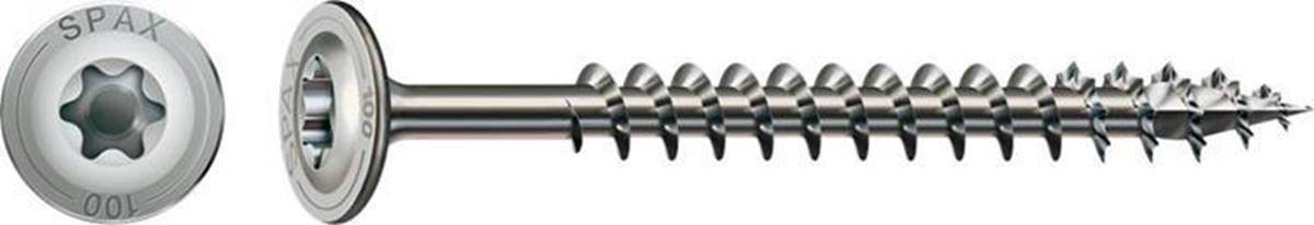 Spax - Tellerkopschroeven - Torx 30 - 6,0 x 120mm - Deeldraad - WIROX (100 stuks)