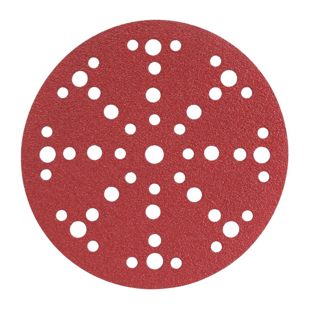 Radix - Schuurschijf - Pro - Klittenband 150 mm - P60 – 49 stofgaten (10 stuks) Radix - Schuurschijf - Pro - Klittenband 150 mm - P60 – 49 stofgaten (10 stuks)