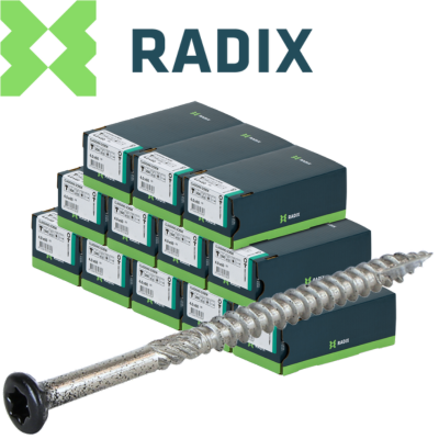 Radix Overdoos Potdekselschroeven