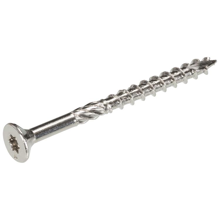Woodies - schroeven Ultimate - Torx 25 Platkop - 5 x 50mm - Deeldraad - RVS (200 stuks)