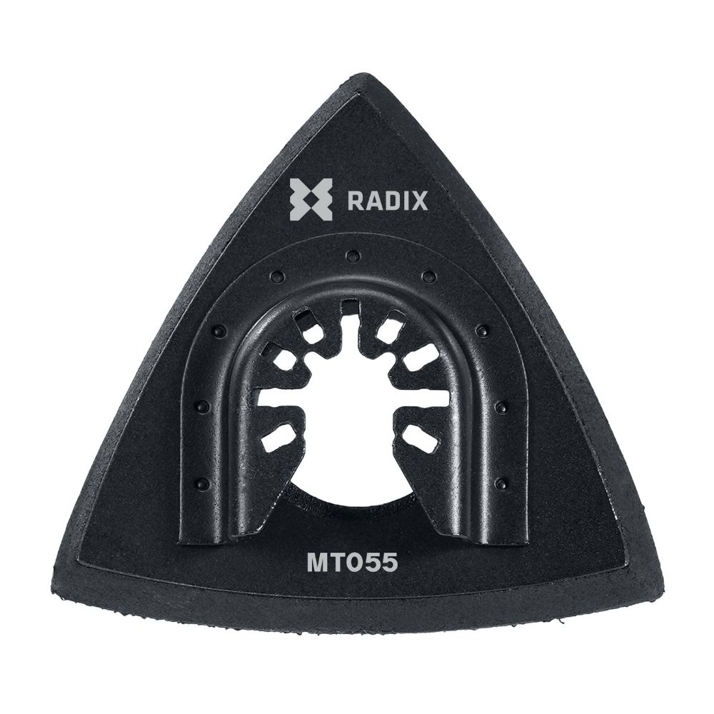 Radix - Multitool schuurzool - Driehoek - Klittenband - 80x80x80mm