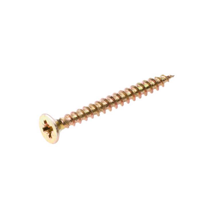 Spaanplaatschroef - Pozidrive 2 - 3,5 x 30mm - Voldraad - Verzinkt (200 stuks)