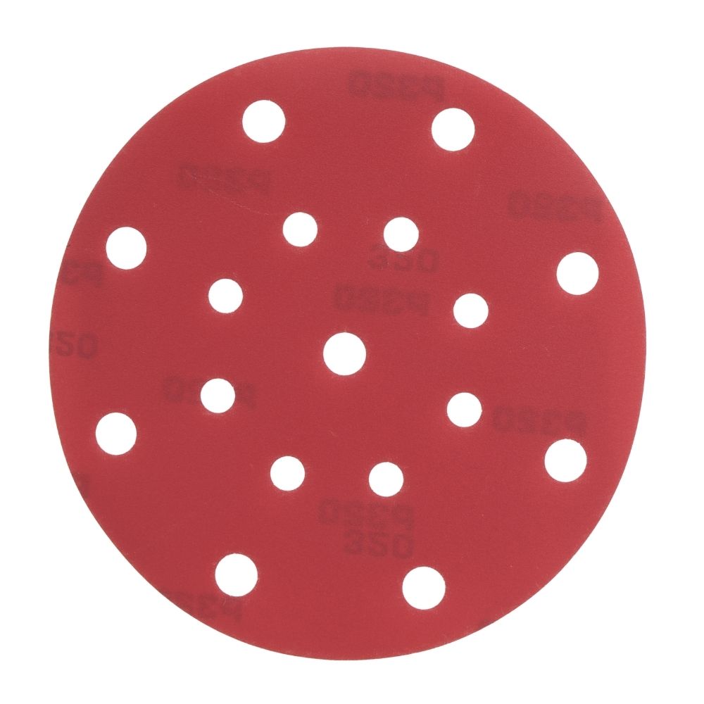 Radix - Schuurschijf - Pro - Klittenband 150 mm - P320 – 17 stofgaten (50 stuks)