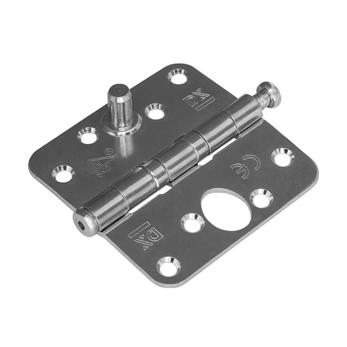 Kogellagerscharnier - Ronde hoeken - 89x89mm - Verzinkte pen - Staal - Verzinkt - SKG***