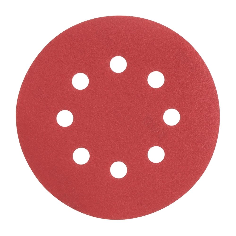 Radix - Schuurschijf - Pro - Klittenband 125 mm - P180 – 8 stofgaten (50 stuks) Radix - Schuurschijf - Pro - Klittenband 125 mm - P180 – 8 stofgaten (50 stuks)