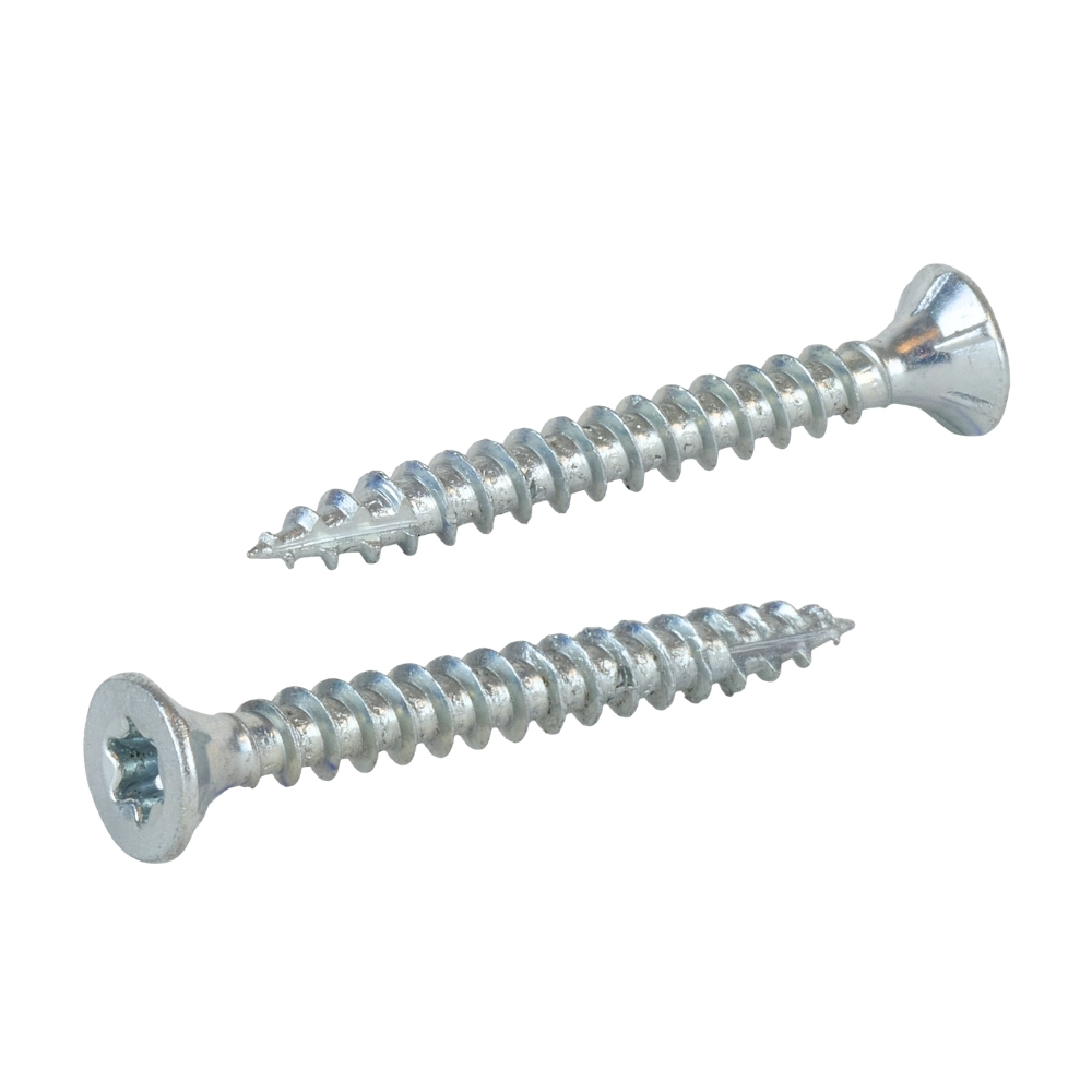 Radix Torx 20 Spaanplaatschroef - Platkop + Snijpunt - 4,0 x 35mm - Verzinkt - Voldraad (200 stuks)