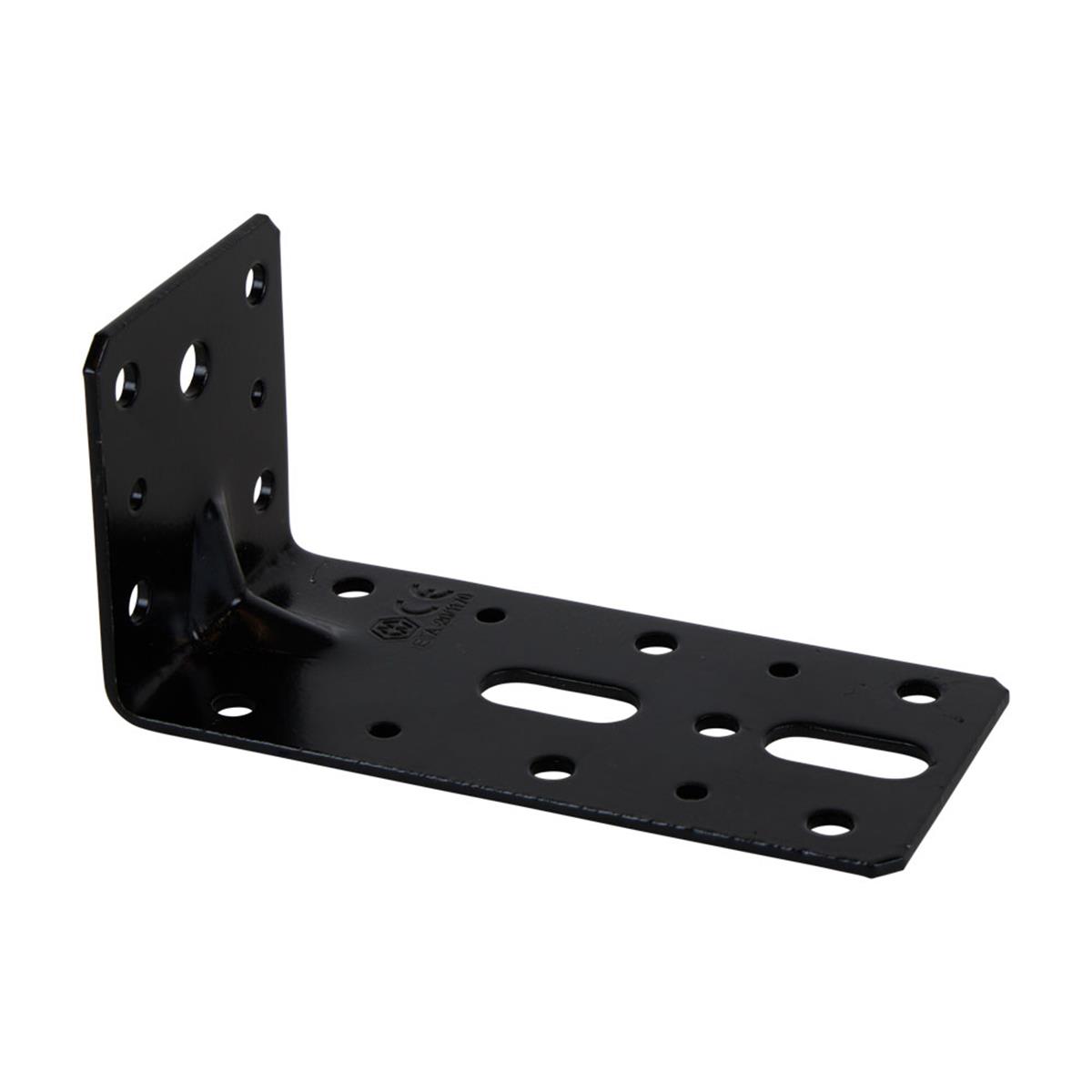 Hoekanker Ril - 60 x 120 x 60 x 2.5 mm - Zwart Hoekanker Ril - 60 x 120 x 60 x 2.5 mm - Zwart