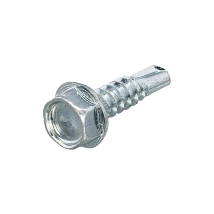 Zelfborende Plaatschroeven - Zeskant DIN7504K - 4,2 x 16mm SW 7 - Voldraad - Verzinkt (200 stuks) Zelfborende Plaatschroeven - Zeskant DIN7504K - 4,2 x 16mm SW 7 - Voldraad - Verzinkt (200 stuks)