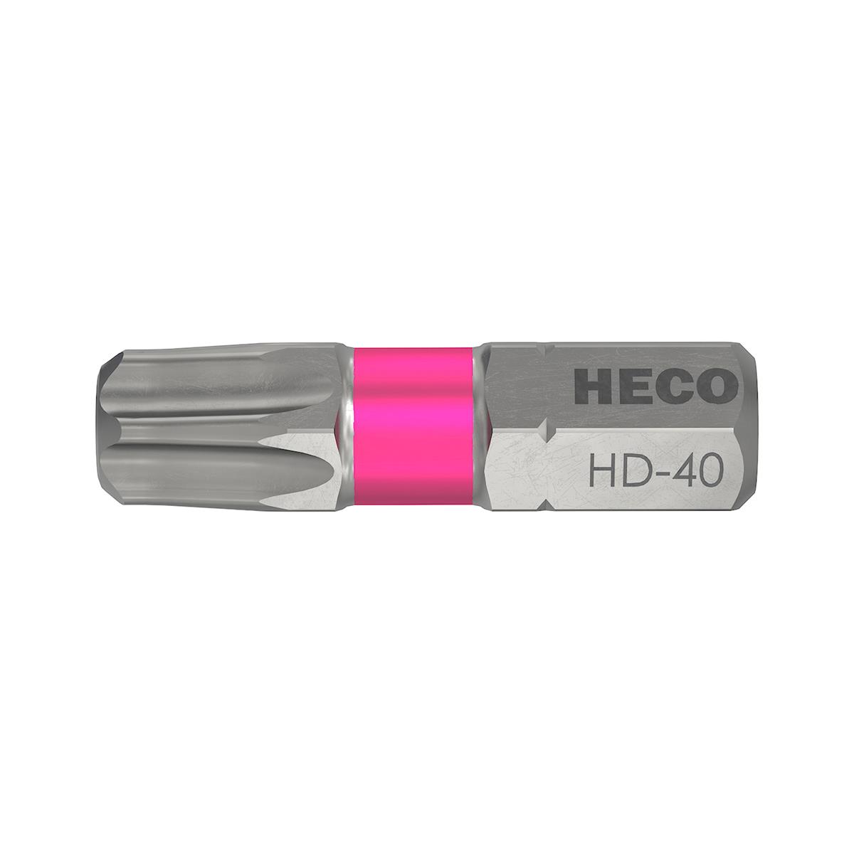Heco - Drive-Bits - Torx 40 - 25mm Blister verpakking 2 stuks