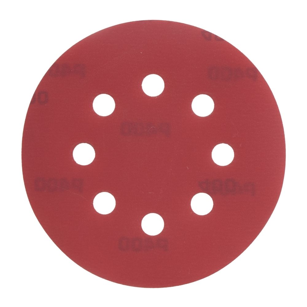 Radix - Schuurschijf - Pro - Klittenband 125 mm - P400 – 8 stofgaten (50 stuks)