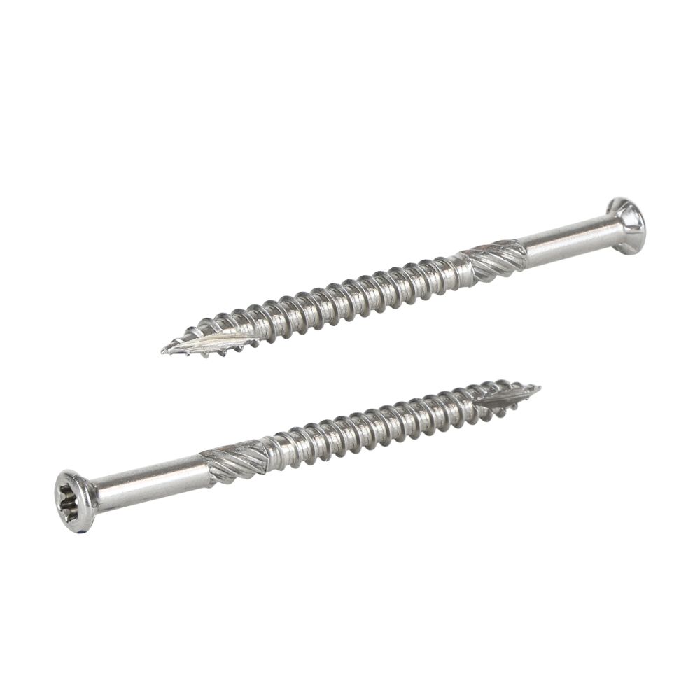 Radix - Vlonder - Tuinhout schroeven - Torx 5,0x70mm - T25 - RVS (2400 stuks) VOLLE DOOS!