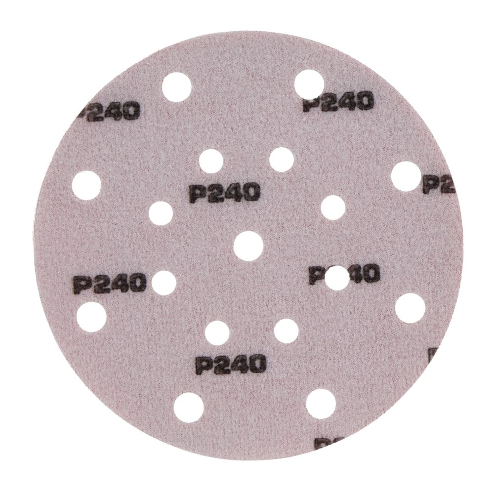 Radix - Schuurschijf - Pro - Klittenband 150 mm - P240 – 17 stofgaten (50 stuks) Radix - Schuurschijf - Pro - Klittenband 150 mm - P240 – 17 stofgaten (50 stuks)