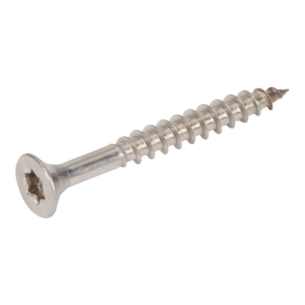 Stark - Torx 20 Platkop Spaanplaatschroeven - 4x50mm - RVS A2 - Deeldraad (200 stuks)
