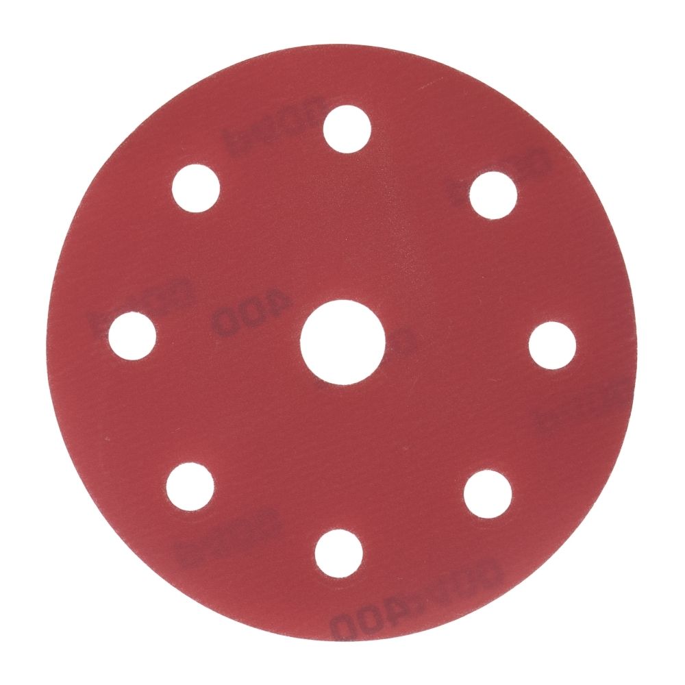 Radix - Schuurschijf - Pro - Klittenband 125 mm - P400 – 9 stofgaten (50 stuks)