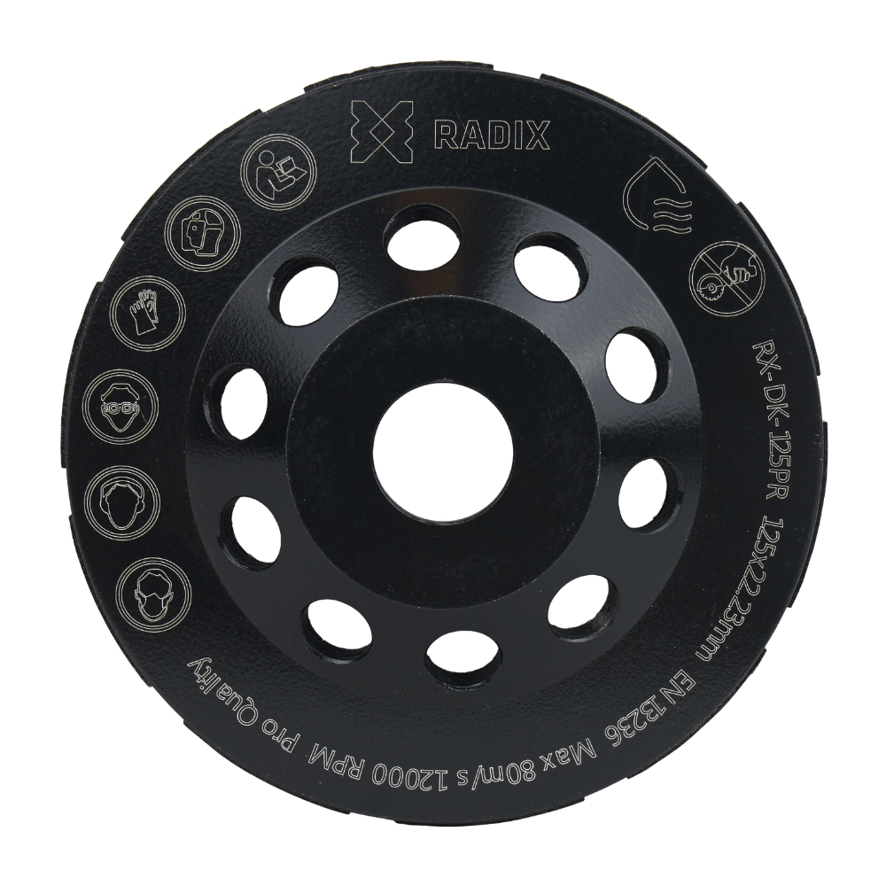 Radix - Diamant komschijf - 125 x 22,23 mm - Pro