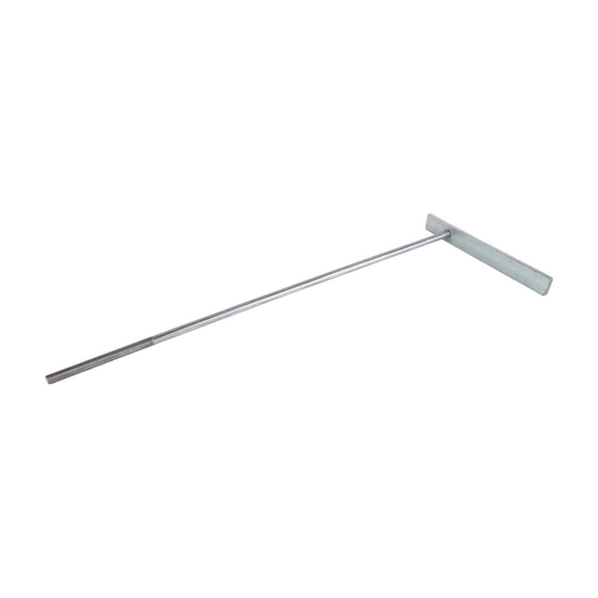 Muurplaatanker - M12 x 600 mm - met Plaat 230 mm