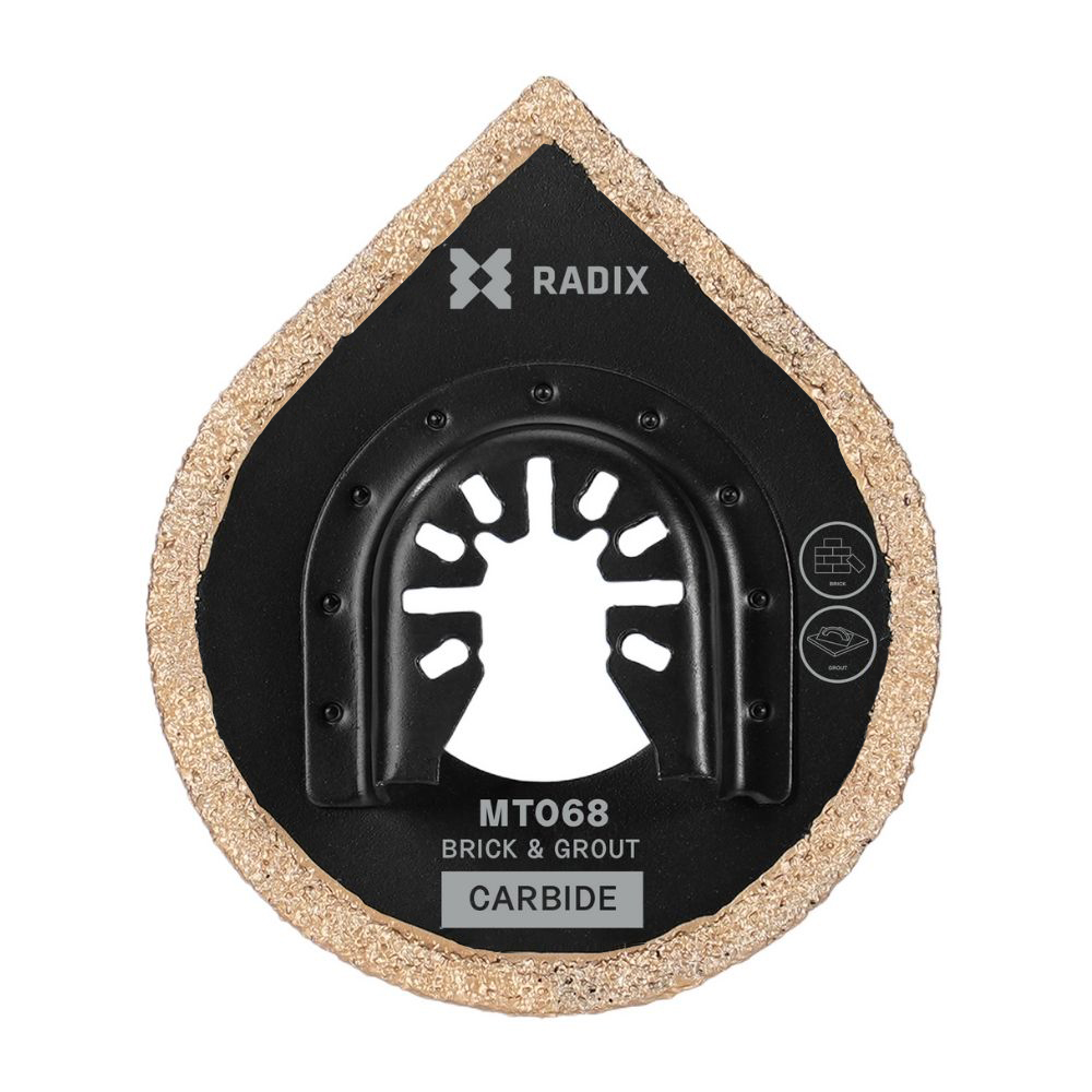 Radix - Multitool rasp - Carbide - 70x56mm - 30-40 Grit Radix - Multitool rasp - Carbide - 70x56mm - 30-40 Grit