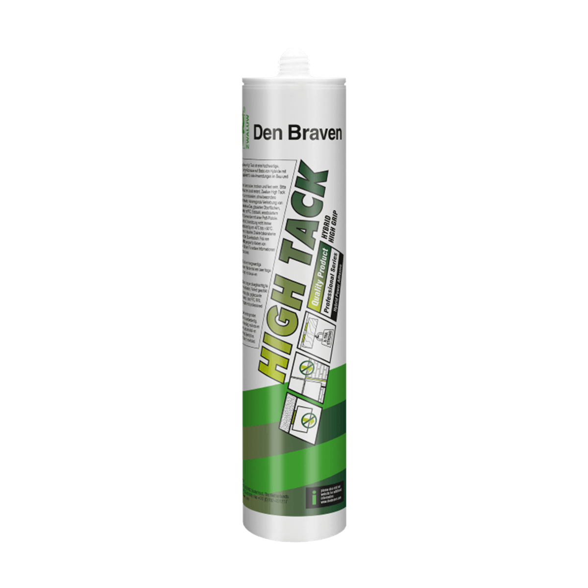 Zwaluw - High Tack - Afdichtingskit - Wit - 290 ml