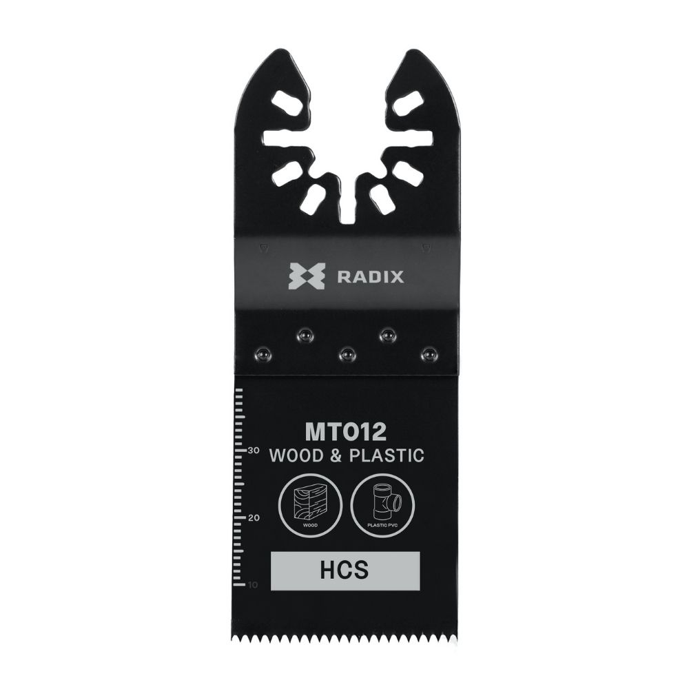 Radix - Multitool zaagblad - HCS - 18 tanden (1.4mm) - Gefreesd - 40x34mm Radix - Multitool zaagblad - HCS - 18 tanden (1.4mm) - Gefreesd - 40x34mm