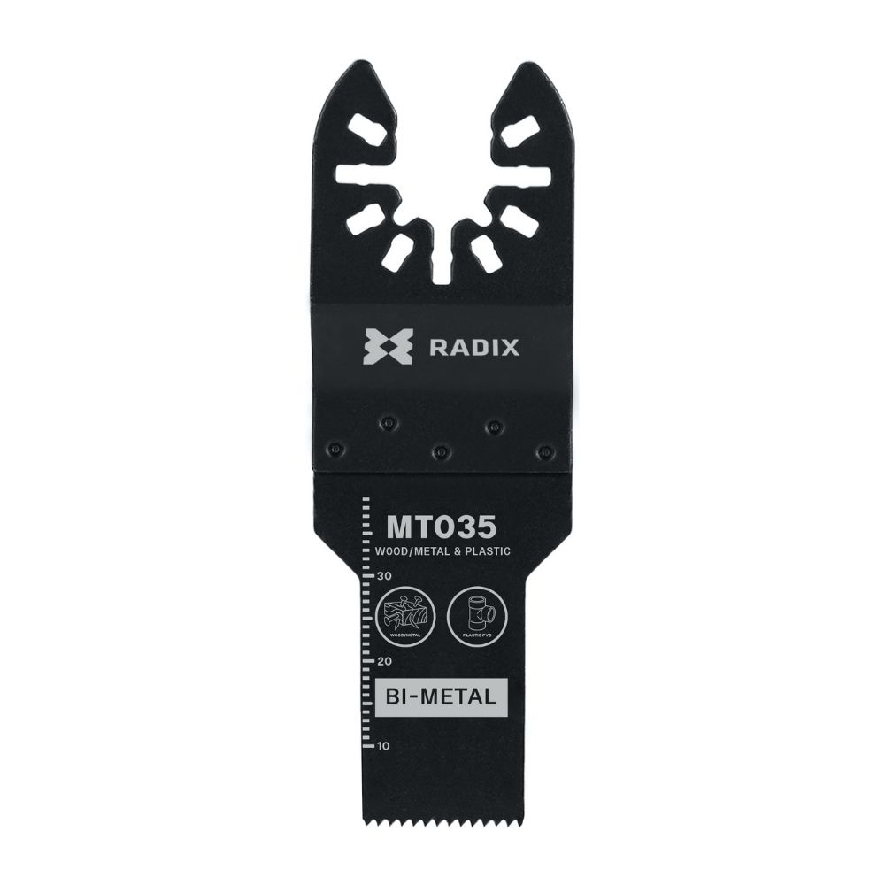 Radix - Multitool zaagblad - Bi-metaal - 18 tanden (1.4mm) - Gefreesd - 40x20mm