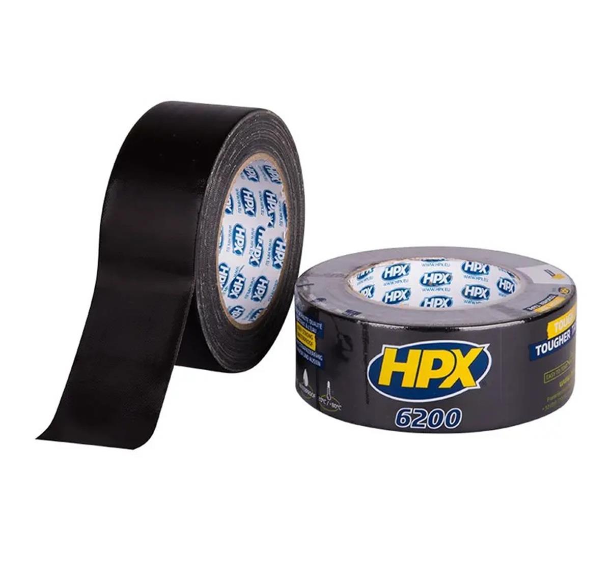 HPX - Pantsertape - Zwart - 48mm x 25m