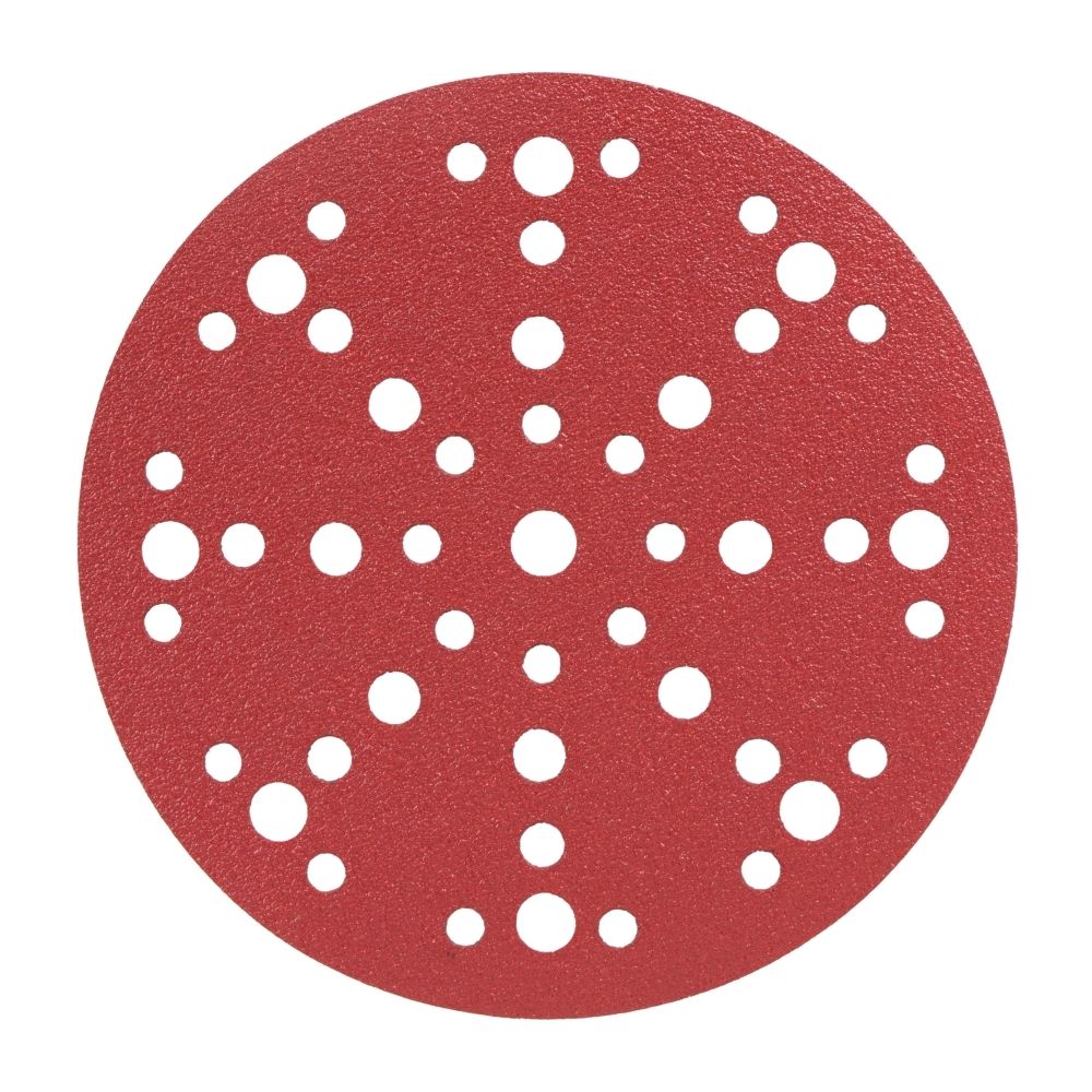 Radix - Schuurschijf - Pro - Klittenband 150 mm - P80 – 49 stofgaten (10 stuks)