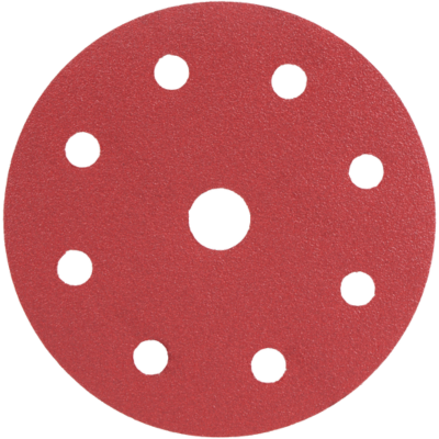 Klittenband schuurschijven 125mm - 9 stofgaten