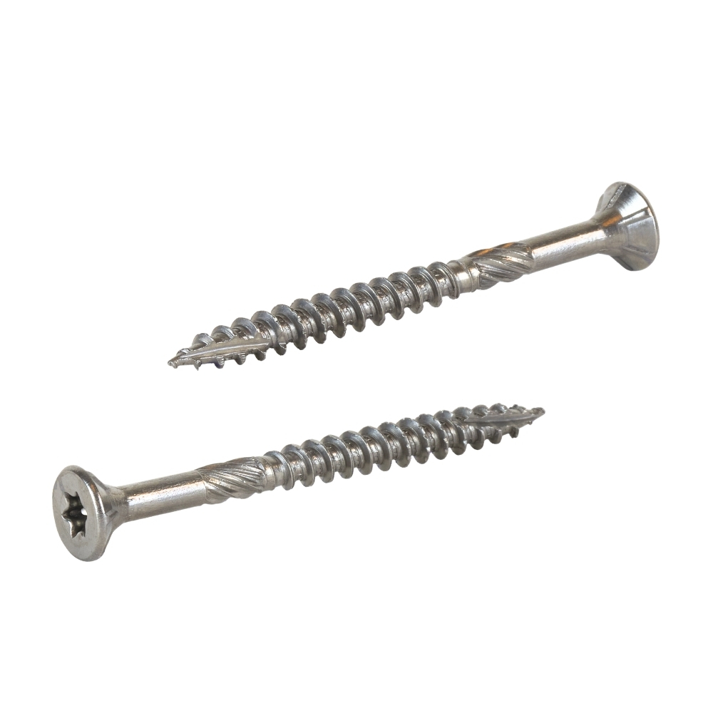 Radix Torx 20 Spaanplaatschroef - Platkop + Snijpunt - 4,5 x 50mm/30 - RVS - Deeldraad (200 stuks)