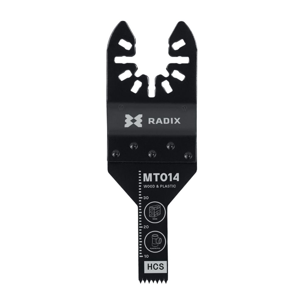 Radix - Multitool zaagblad - HCS - 18 tanden (1.4mm) - Gefreesd - 40x10mm