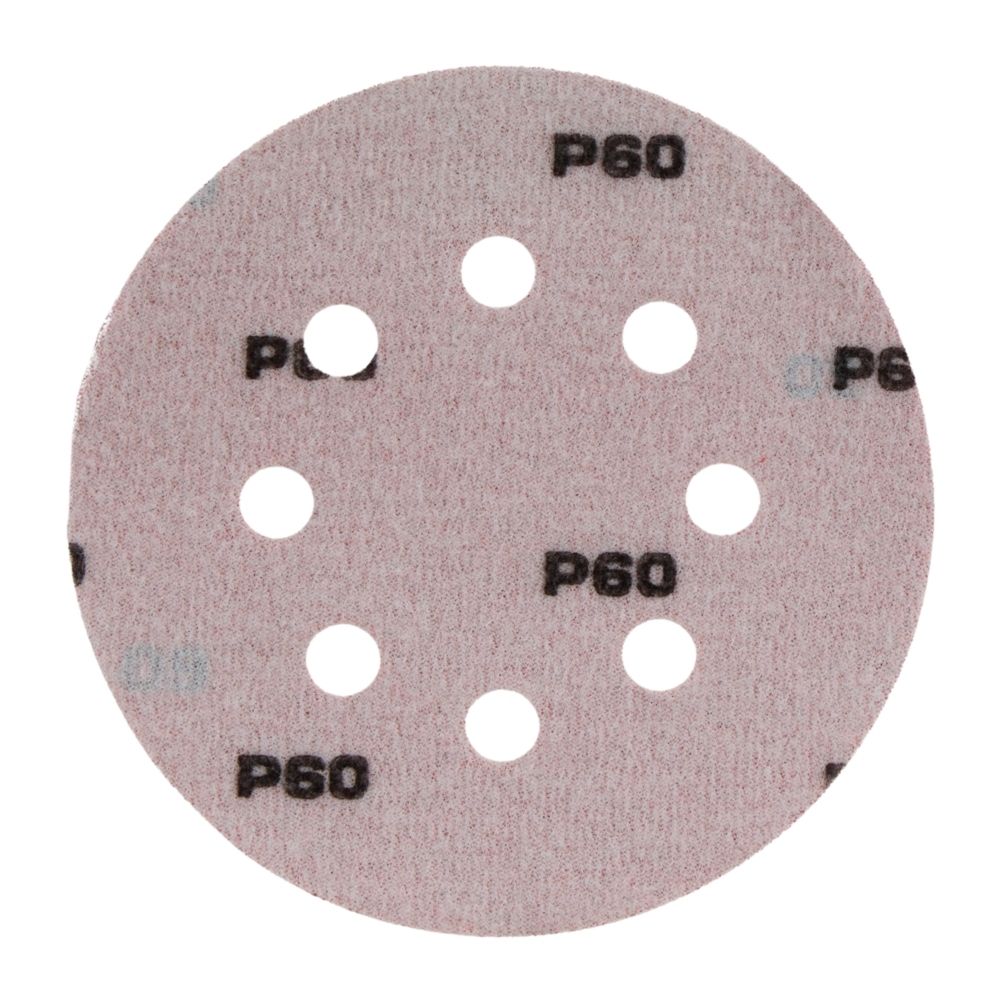 Radix - Schuurschijf - Pro - Klittenband 125 mm - P60 – 8 stofgaten (50 stuks) Radix - Schuurschijf - Pro - Klittenband 125 mm - P60 – 8 stofgaten (50 stuks)