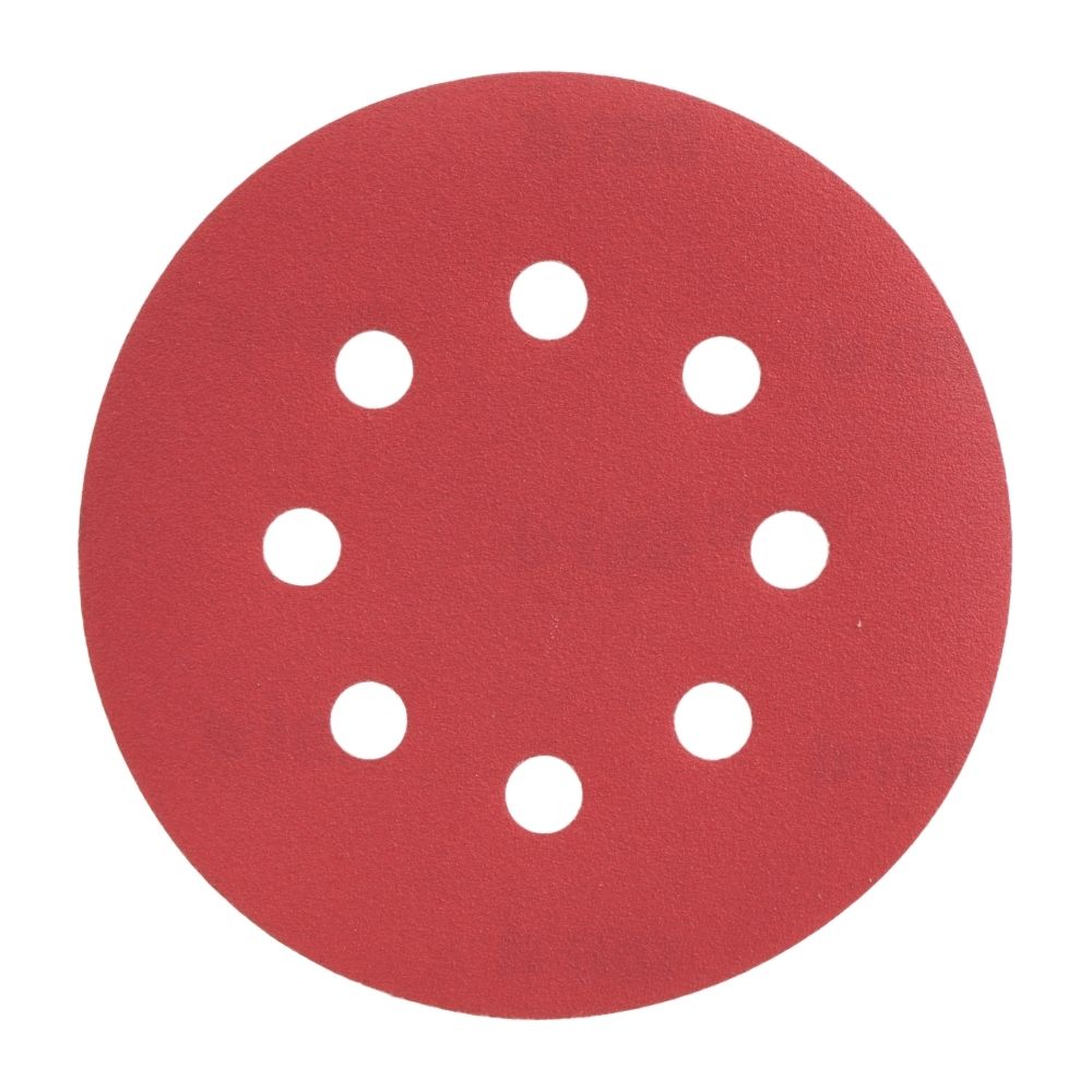 Radix - Schuurschijf - Pro - Klittenband 125 mm - P150 – 8 stofgaten (50 stuks) Radix - Schuurschijf - Pro - Klittenband 125 mm - P150 – 8 stofgaten (50 stuks)