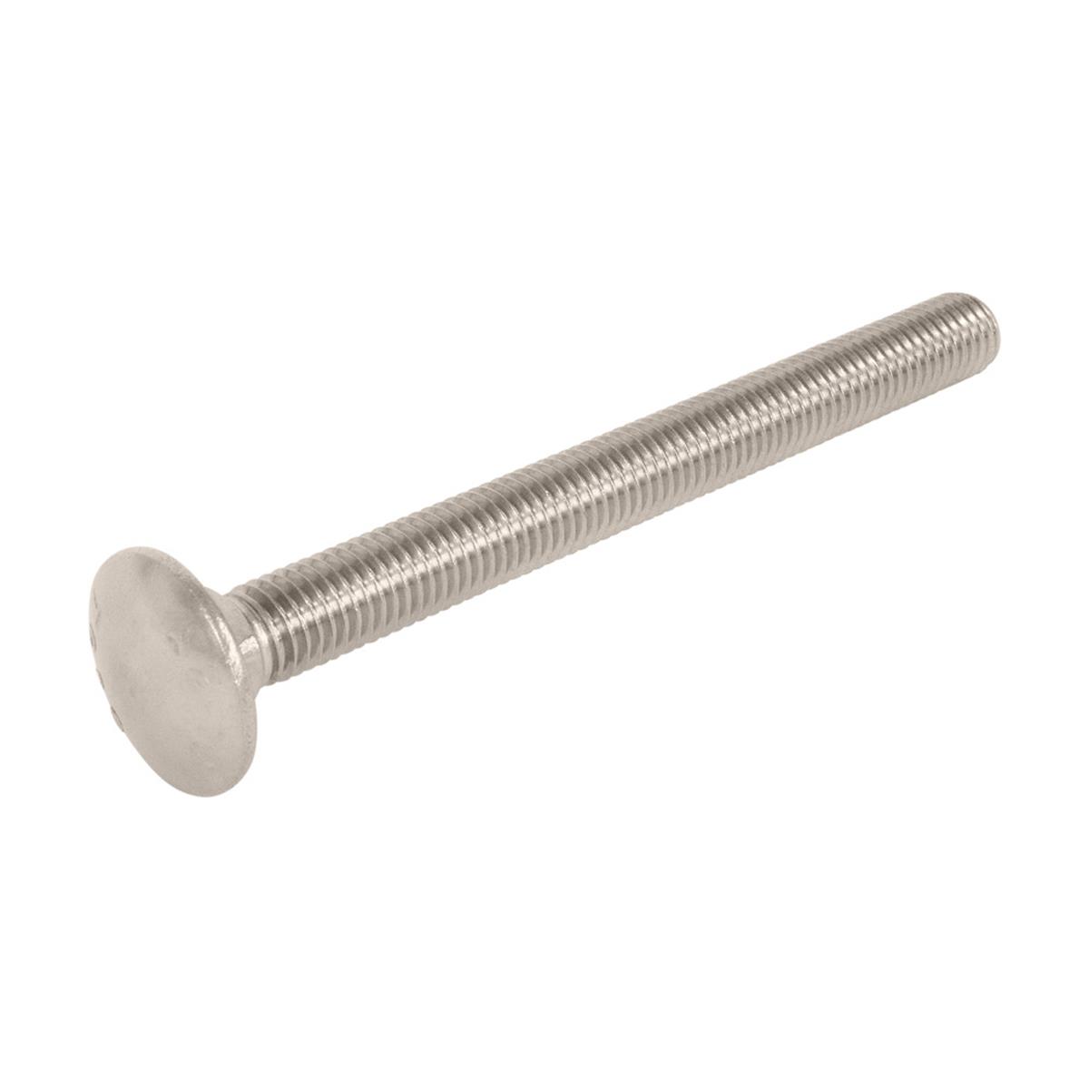 Slotbout M10 x 80mm - RVS - DIN 603 (25 stuks)
